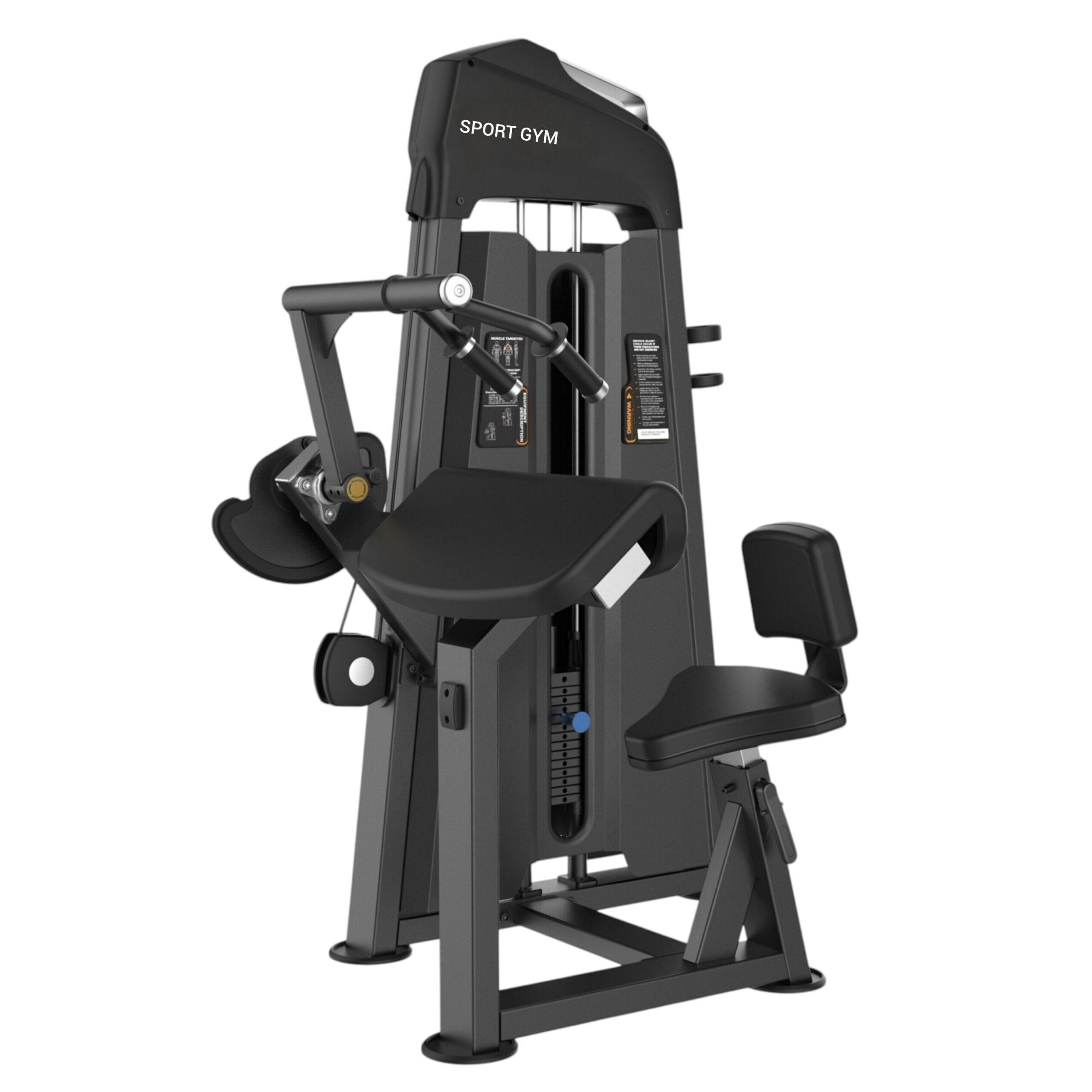 Трицепс-машина сидя. Наклонная парта (Tricep Extansion). Стек 110 кг. U3028C