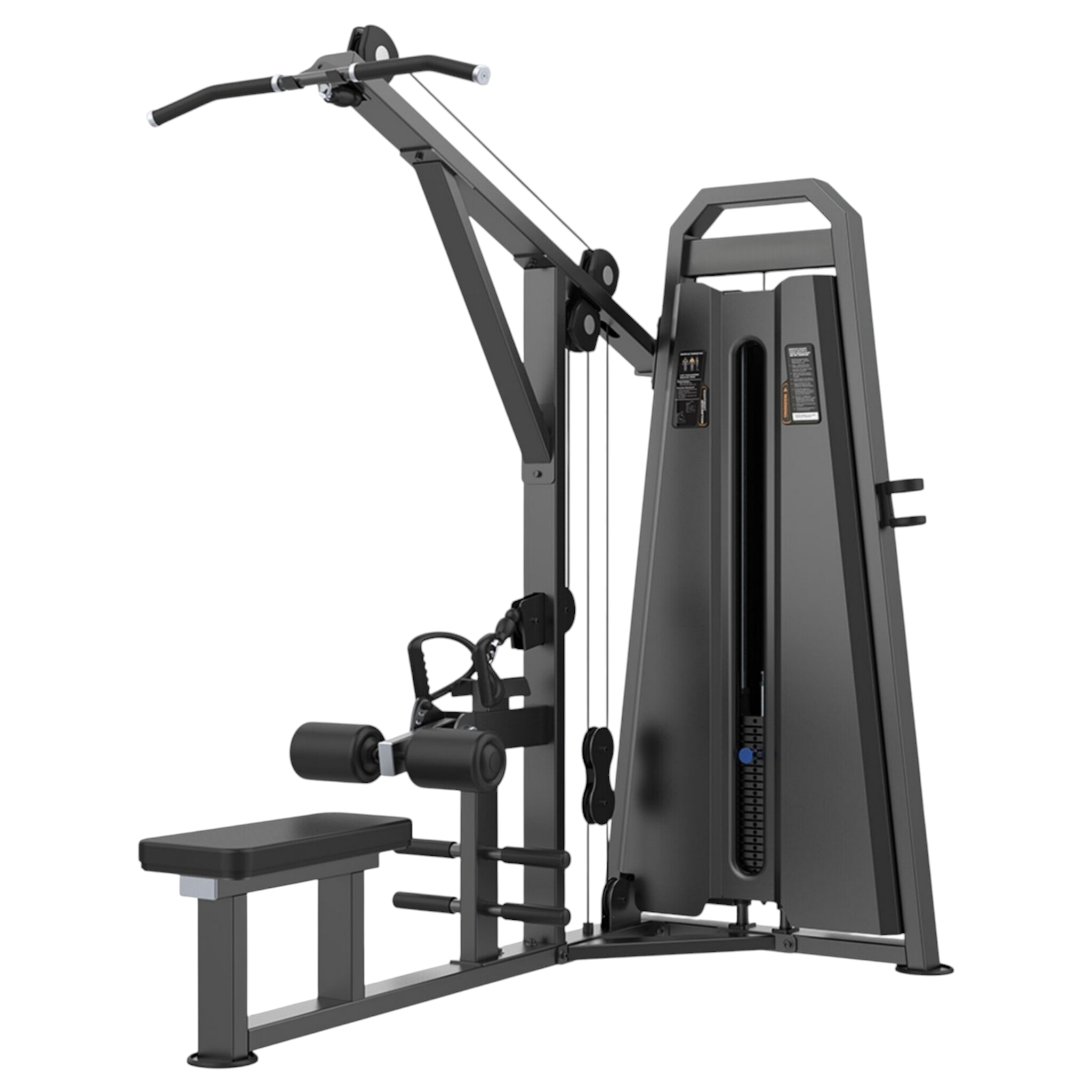 Тяга сверху/Гребная тяга (Pulldown/Low row). Стек 110 кг. U3085C