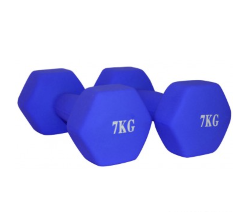 Гантель 7 кг винил SPORT GYM DM7V