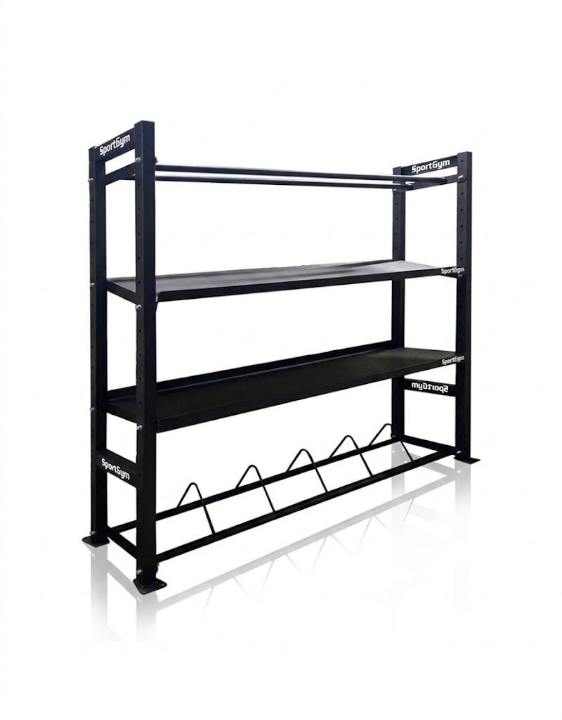 Стойка для дисков, гирь, мячей, 4 полки SPORT GYM DS2