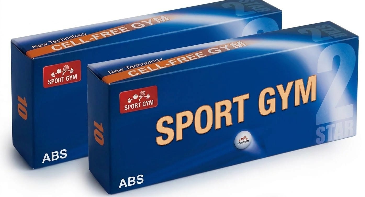 Мячи для настольного тенниса WHITE 2 STAR 40MM+ SPORT GYM CD40B